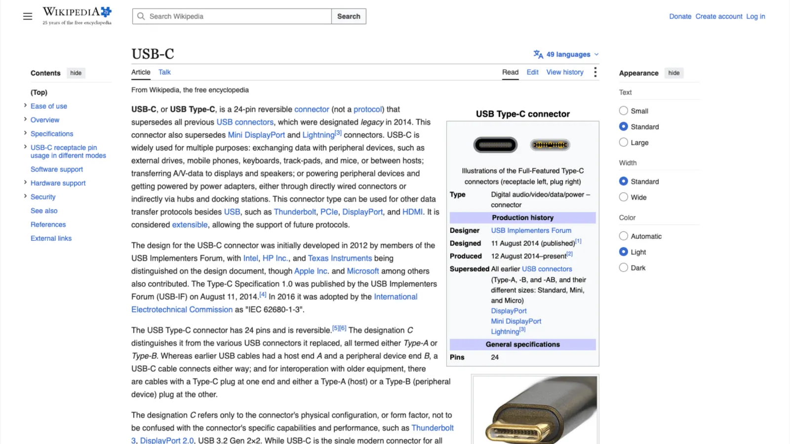 A web page filling an entire external display corner to corner, with no browser interface and no black bars.